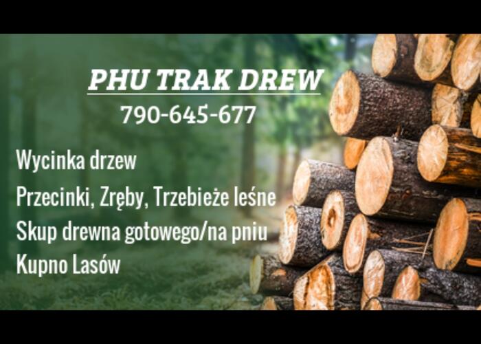 Grajewo ogłoszenia: Wykonamy usługi związane z pozyskaniem drewna jak i odkupieniem...